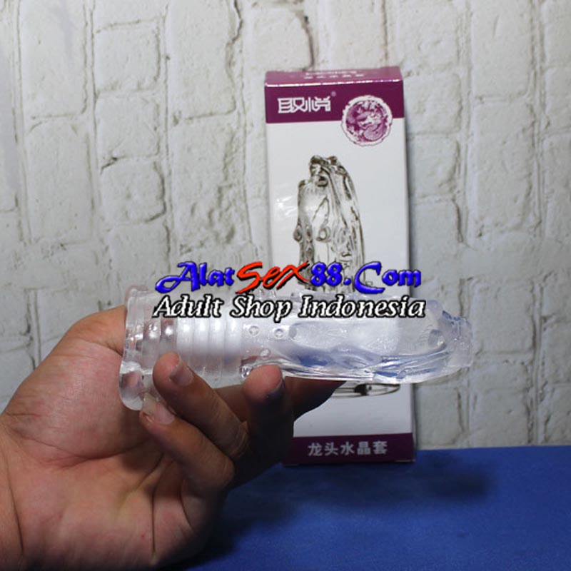 Kondom Silikon Dragon Head Penis Sleeve