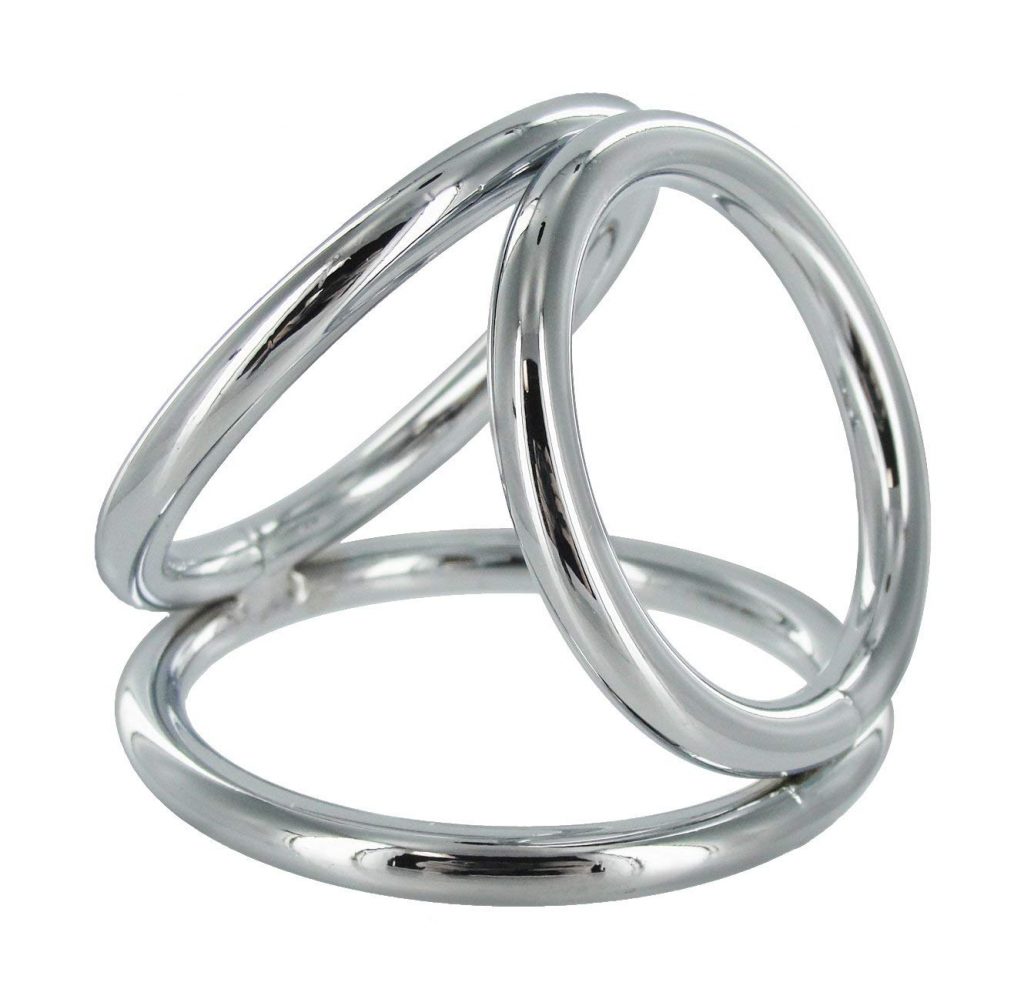 COCK CAGE RING STAINLESS STEEL Master Series Triad Chamber