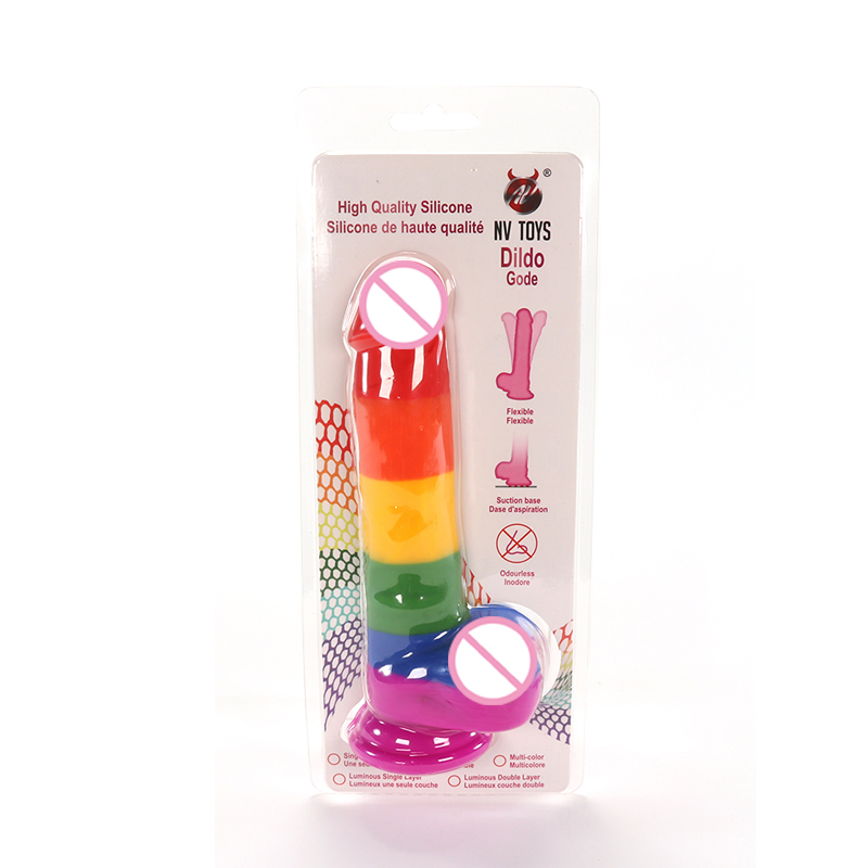 NVToys-Dildo-Gode-Rainbow