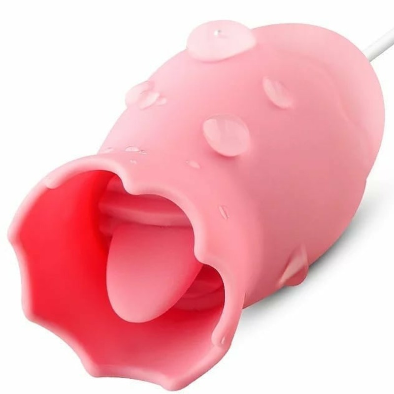 Vibrator Double Egg Tongue