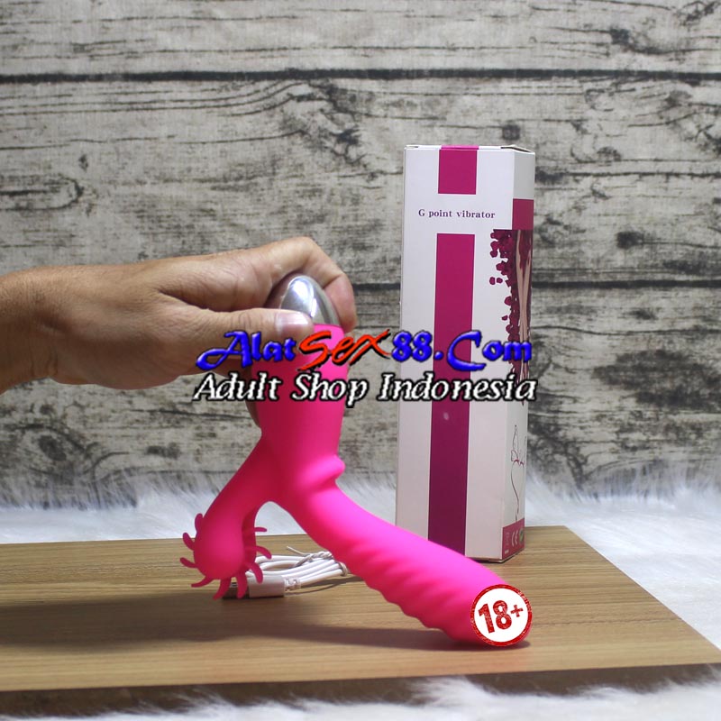 Alat Sex Wanita GPoint Penis Licking Tongue Vibrator
