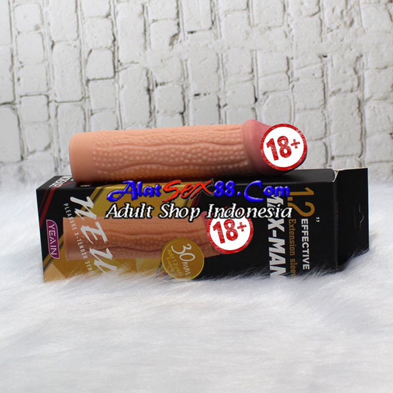 MaxMan 30mm Condom Silicone 1.2" Extension Sleeve Kuning