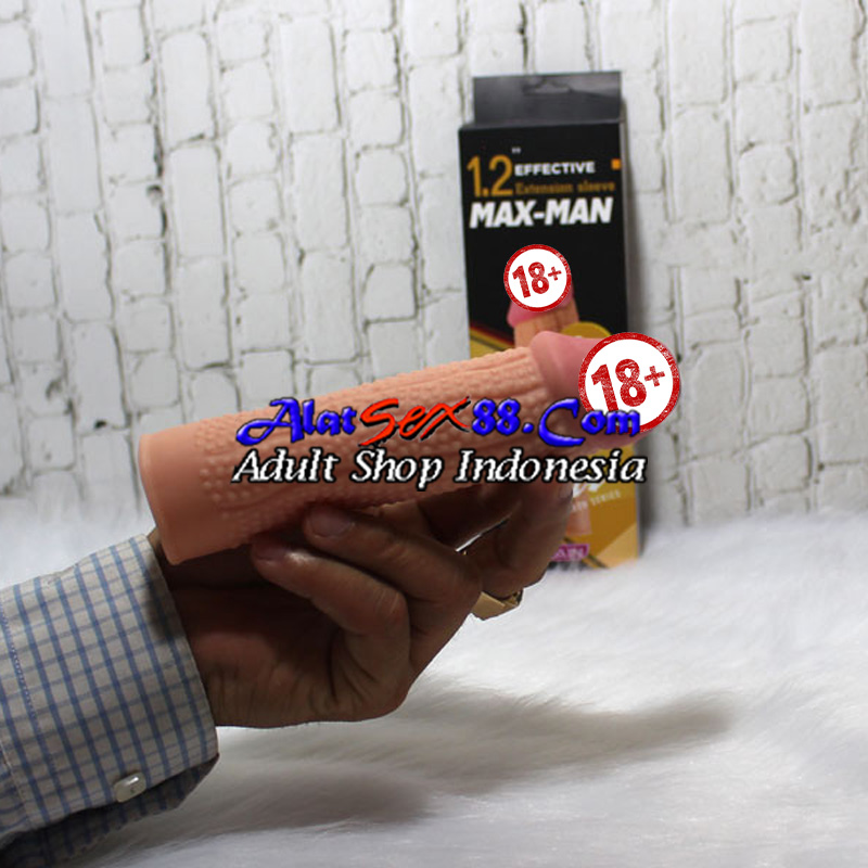 MaxMan 30mm Condom Silicone 1.2" Extension Sleeve Kuning