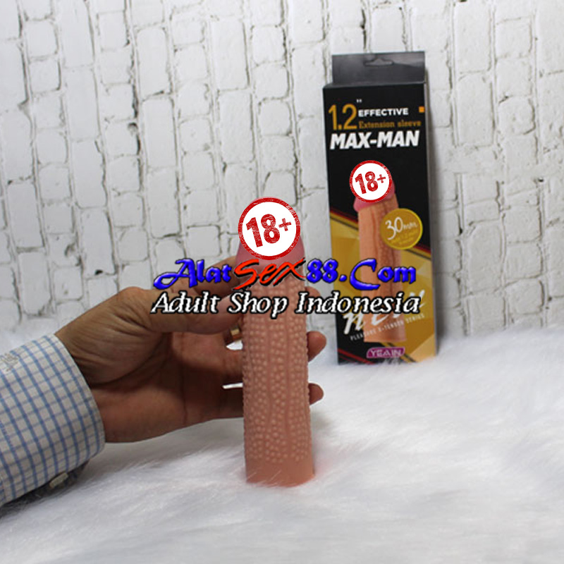 MaxMan 30mm Condom Silicone 1.2" Extension Sleeve Kuning