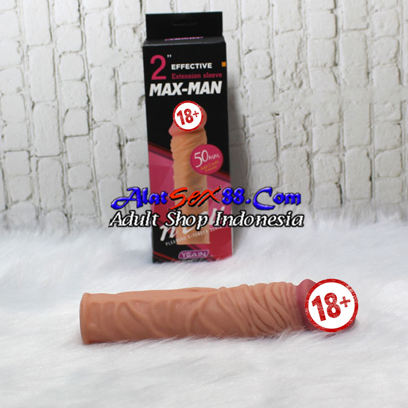 MaxMan 50mm Condom Silicone 2" Extension Sleeve Pink 