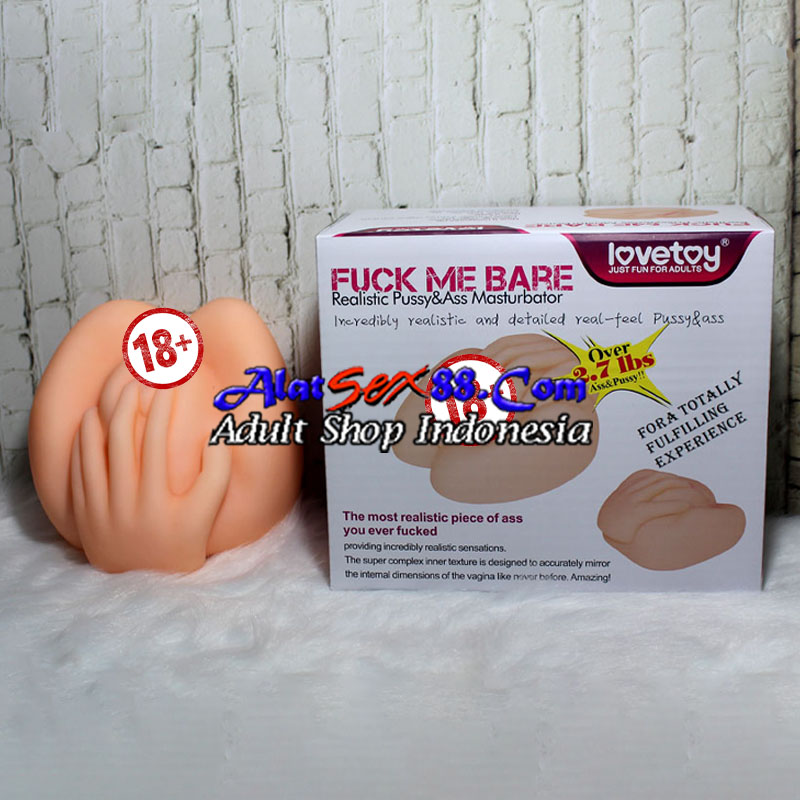 Alat Sex Pria Lovetoy Butt Fake Vagina Fuck Me Bare Masturbator