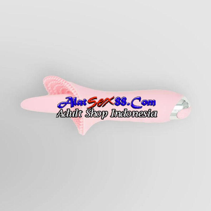 Alat Sex Wanita Vibrating Cunnilingus Massager Tongue